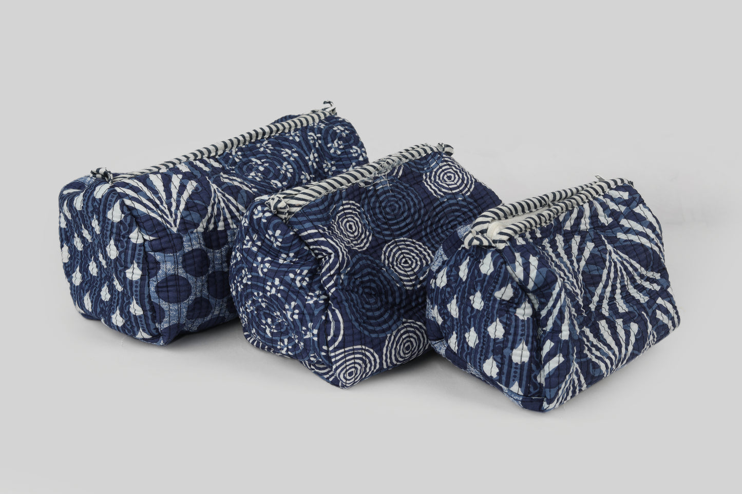 Midnight Indigo Pouch Set