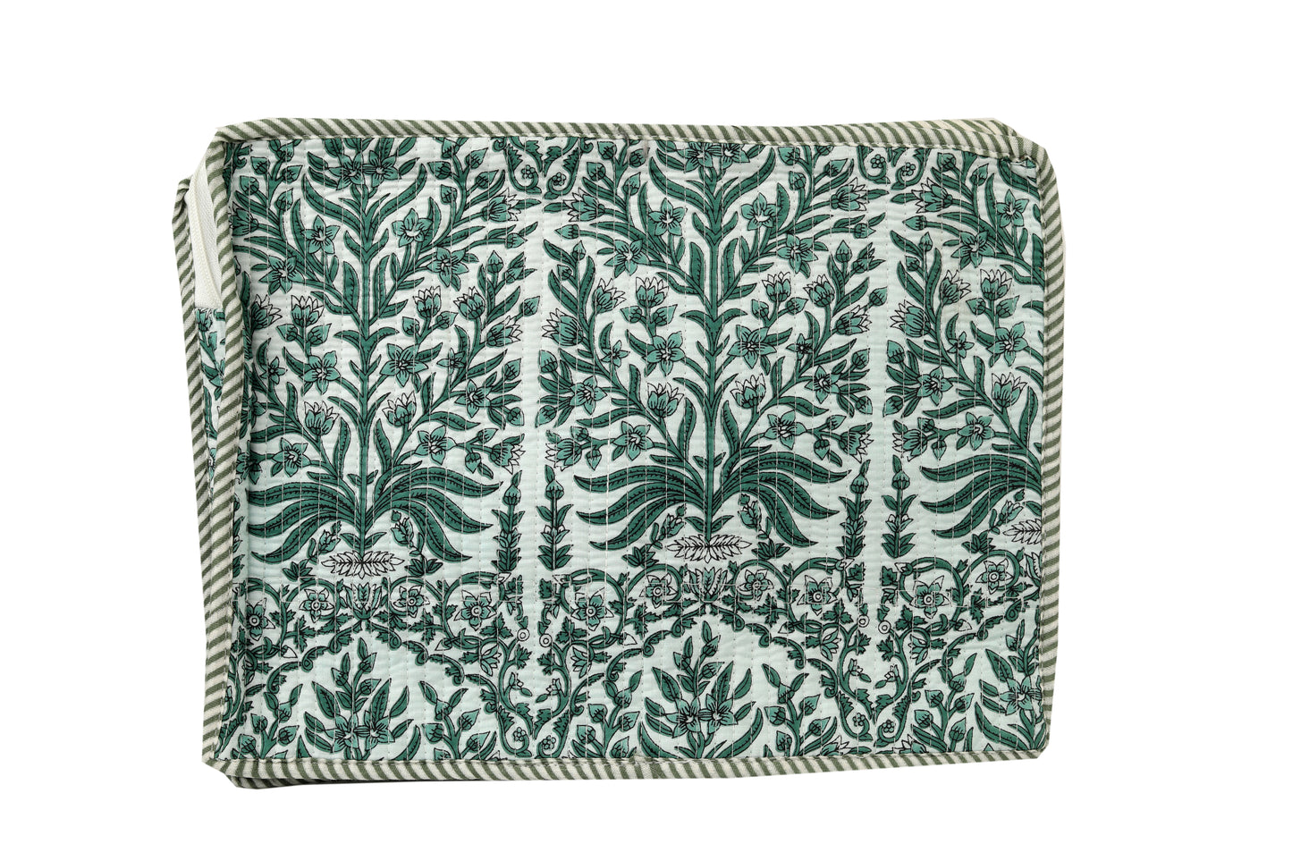Emerald Garden Quilted Laptop Sleeve